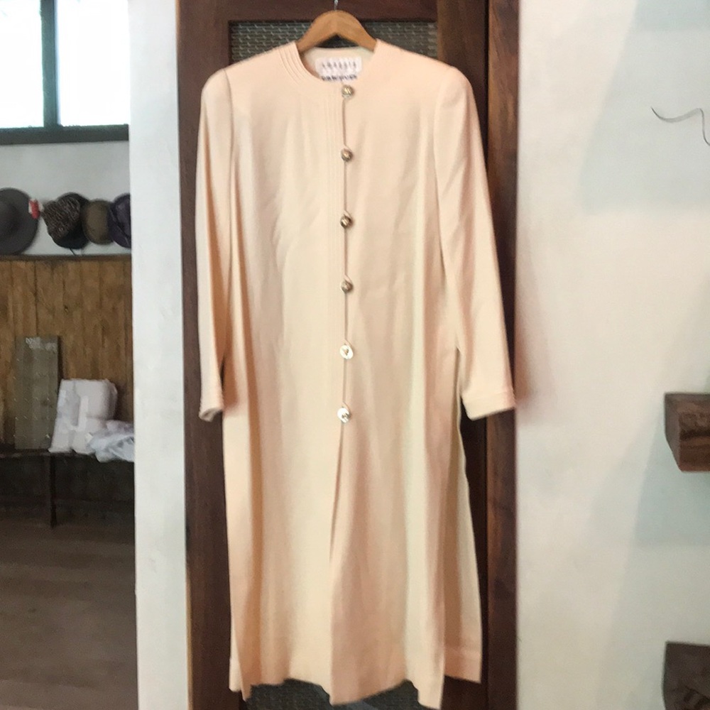 David Hayes coat and skirt suit